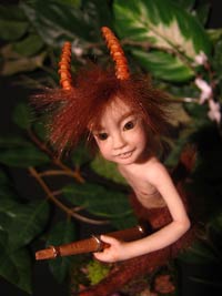 Young Satyr whit Flute